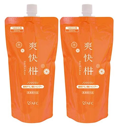 【医薬部外品】【公式ショップ】アミノ酸シャンプー 500ML×2個セット 爽快柑(そうかいかん) 詰替え用 まとめてお得な2個セット!