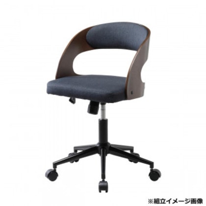 弘益(KOEKI) UTILITY ジェシー ホームチェア リモートワーク ブラウン JESCBR