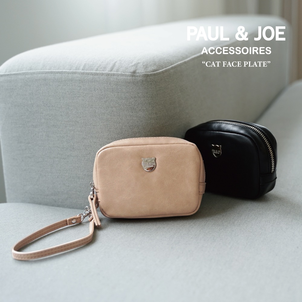 PAUL & JOE ACCESSOIRES ポーチ キャットフェイスプレート PJA-P37