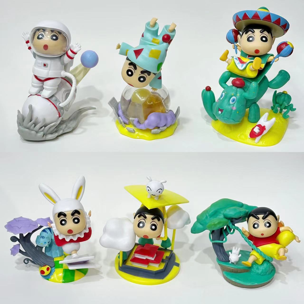 クラシックシーンシリーズアニメフィギュア宇宙人サボテン魔法のシーンかわいいオーナメント