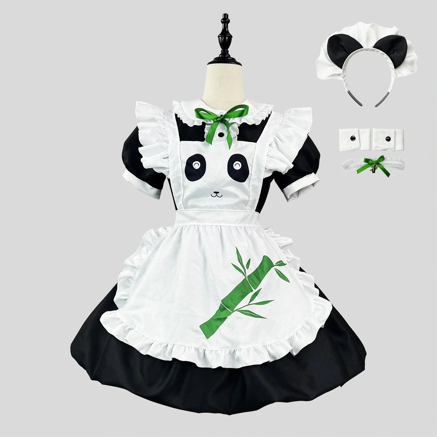 【急速出荷】かわいいハロウィーンかわいいパンダメイド泡スカートロリータメイド服アニメ衣装二次元