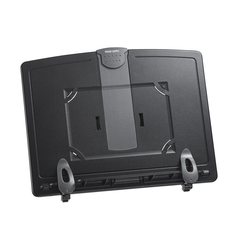 （まとめ買い）ブックスタンドデータホルダー ブラック DH-317BK [x3]