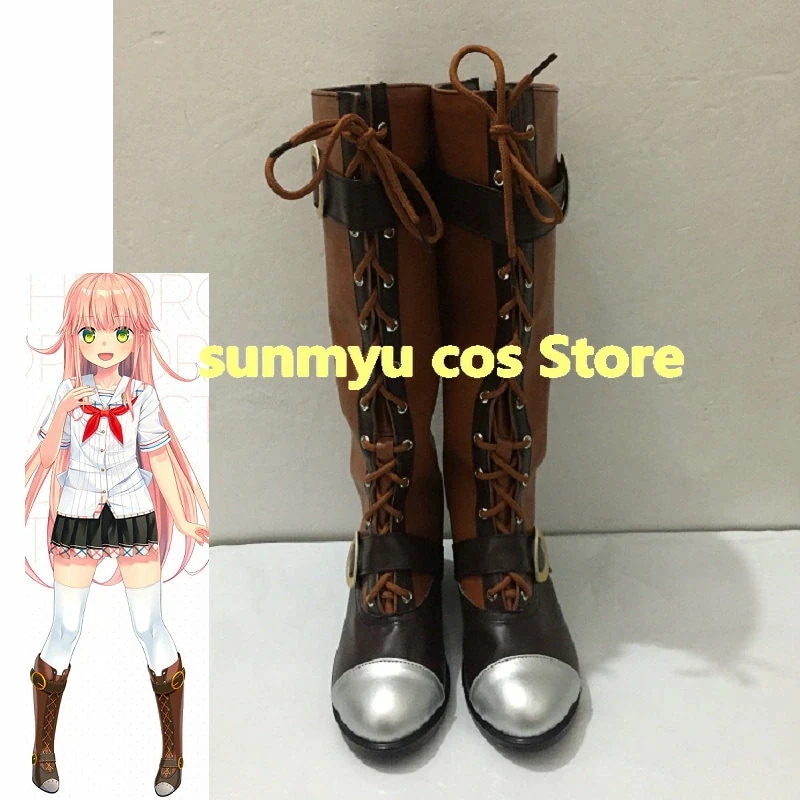 抜きゲーみたいな島に住んでる貧乳はどうすりゃいいですか 渡会ヒナミ ブーツ　オーダーサイズ　 コスプレ靴
