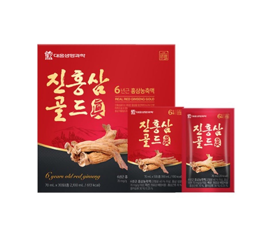 [健康補助食品]真紅参ゴールド30本入り/6年産紅参/健康サプリ/免疫/疲労改善/抗酸化/記憶力