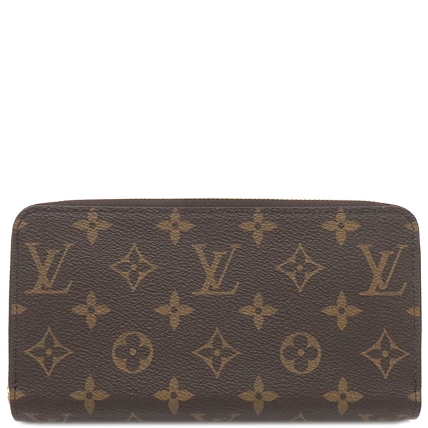 ルイヴィトン LOUIS VUITTON 長財布 ジッピー ウォレット モノグラムキャンバス モノグラム ゴールド金具 茶 ラウンドファスナー M42616 RFID 【箱】【中古】