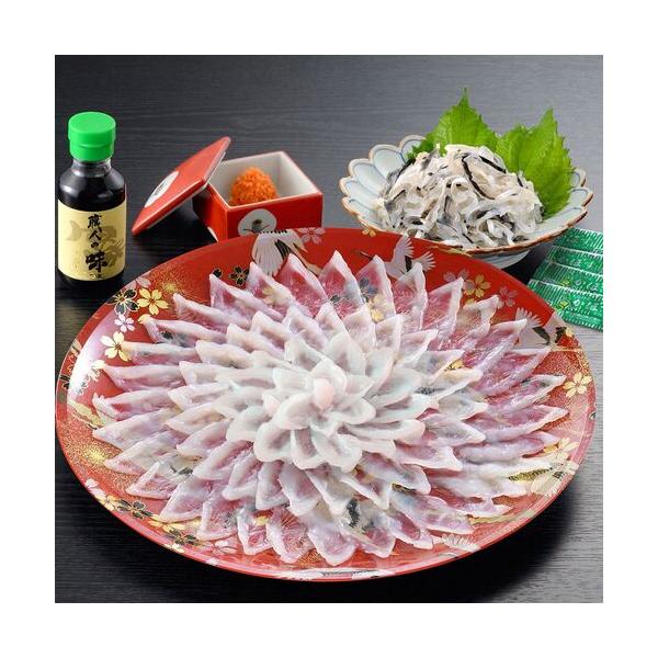 「関とら本店」 とらふく刺身セット （とらふぐ刺身135gとらふぐ皮60g） / ふく ふぐ フグ てっさ