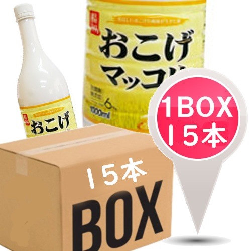 楊州マッコリ－お焦げ味１L1ＢＯＸ*１５本　韓国食品/おこげ　マッコリ/お米/ライス/チャングンソク