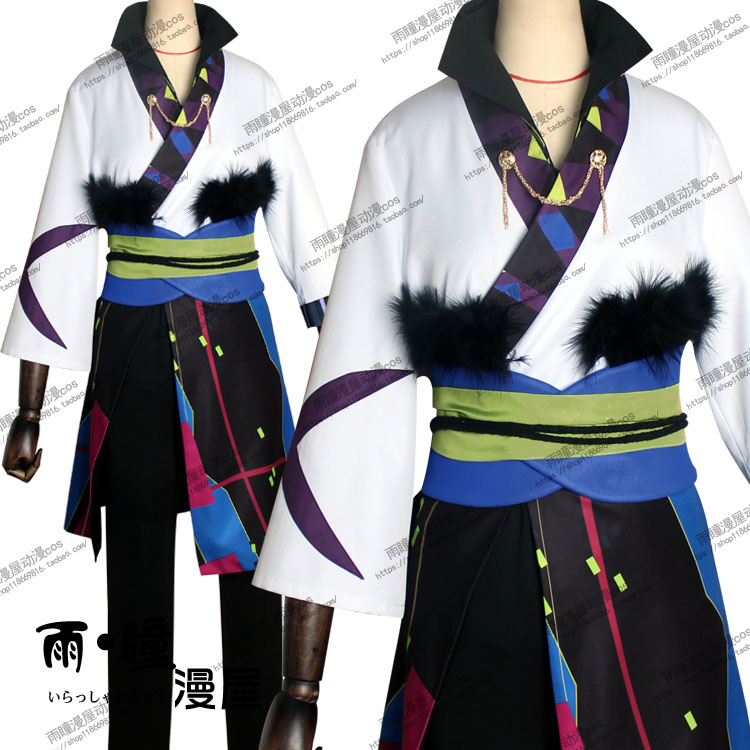 月岡 (ツキウタ) Baiyue Yeyueyang コスプレ着物