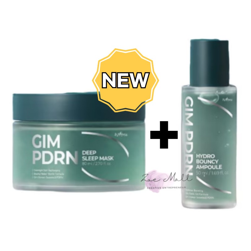 [PDRNセット]NEW GIM 海苔 バウンシー美容液 50ml+ディープスリープマスク 80ml/GIM 海苔 PDRN/韓国コスメ/莞島 石海苔 PDRN アンプル/スリップマスク