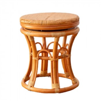 籐回転スツール ST06