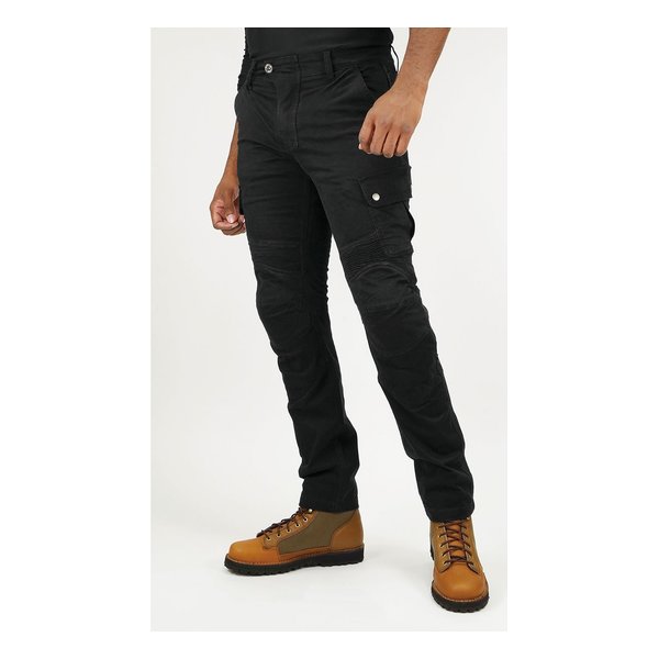 PK-7443 PROT RIDING コットンカーゴパンツ ブラック XLサイズ 07-7443/BK/XL