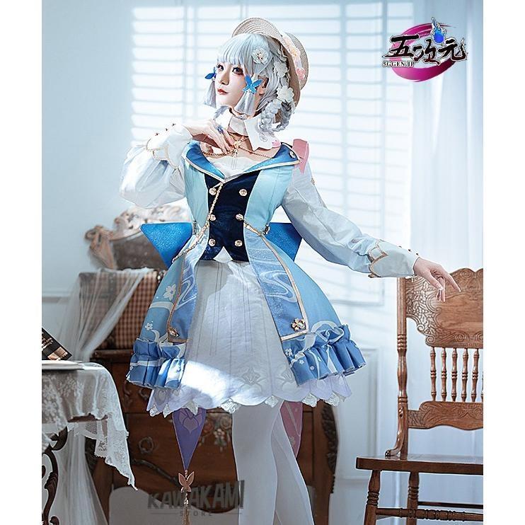 五次元　基萌　原神　コスプレ　神里綾華　花時に訪れた手紙　新スキン　コスチューム　衣装　ウィッグ 　追加可