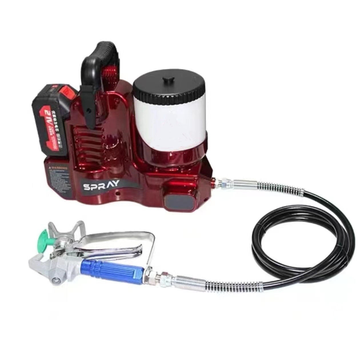 高圧塗装機スプレーガン 電動スプレーガンコードレスエアレススプレー機塗装ガン エアスプレーガン 家庭用電動塗装機用エアーホース 電気住宅塗装機 29,160円
