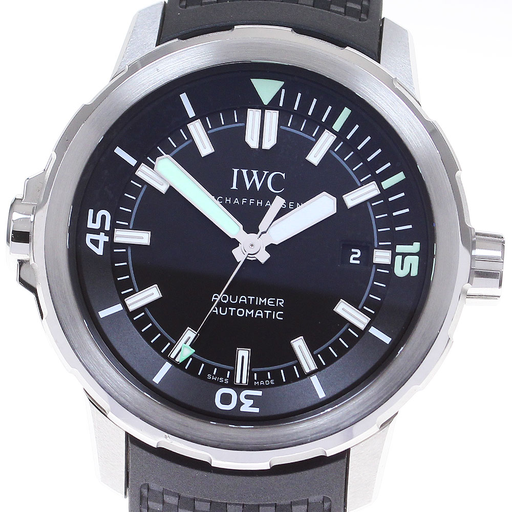 IWC IWC SCHAFFHAUSEN IW328802 アクアタイマー 自動巻き メンズ 箱・保証書付き_824957【中古】