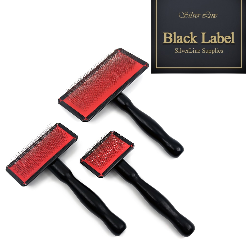 Qoo10] SilverLine Grooming Tools ブラックラベルマルチスリッカーM