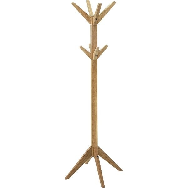 木製ポールハンガー ショートハンガー MTK-525NA 木製インテリアシリーズ 代引不可同梱不可