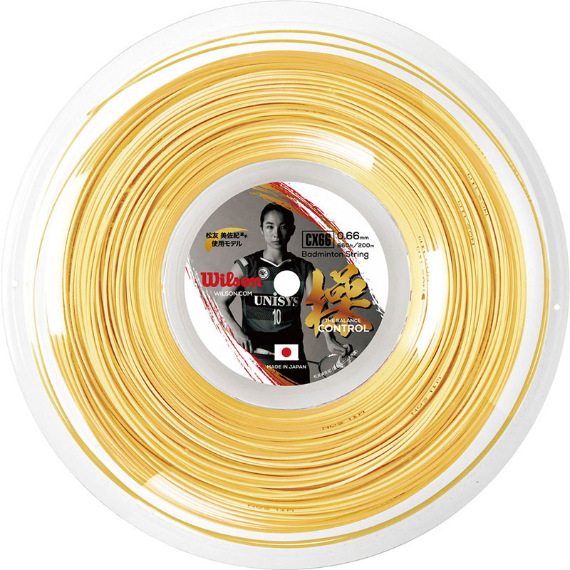 Wilson(ウイルソン) CX66 BADMINTON STRING REEL Go バドミントン ガット (wr85001020)