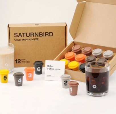 【SATURNBIRD】コールドブリューコーヒー ナンバーシリーズ(12本・ミックスセット)