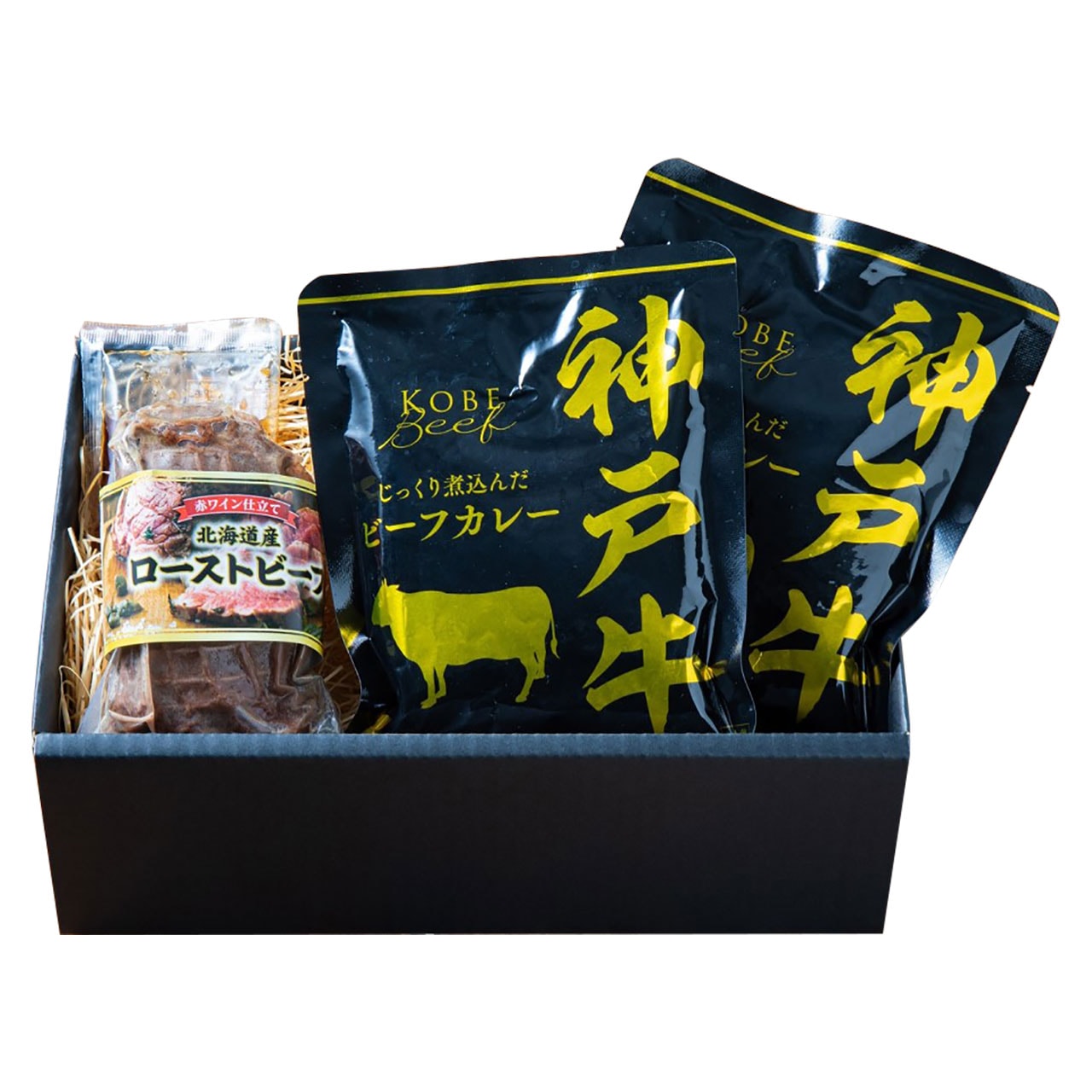 神戸ビーフカレー＆北海道産ローストビーフ詰合せ 7943-740 のし無料 レトルトカレー ギフト お中元 夏ギフト 贈り物 グルメ 冬ギフト お歳暮 御歳暮