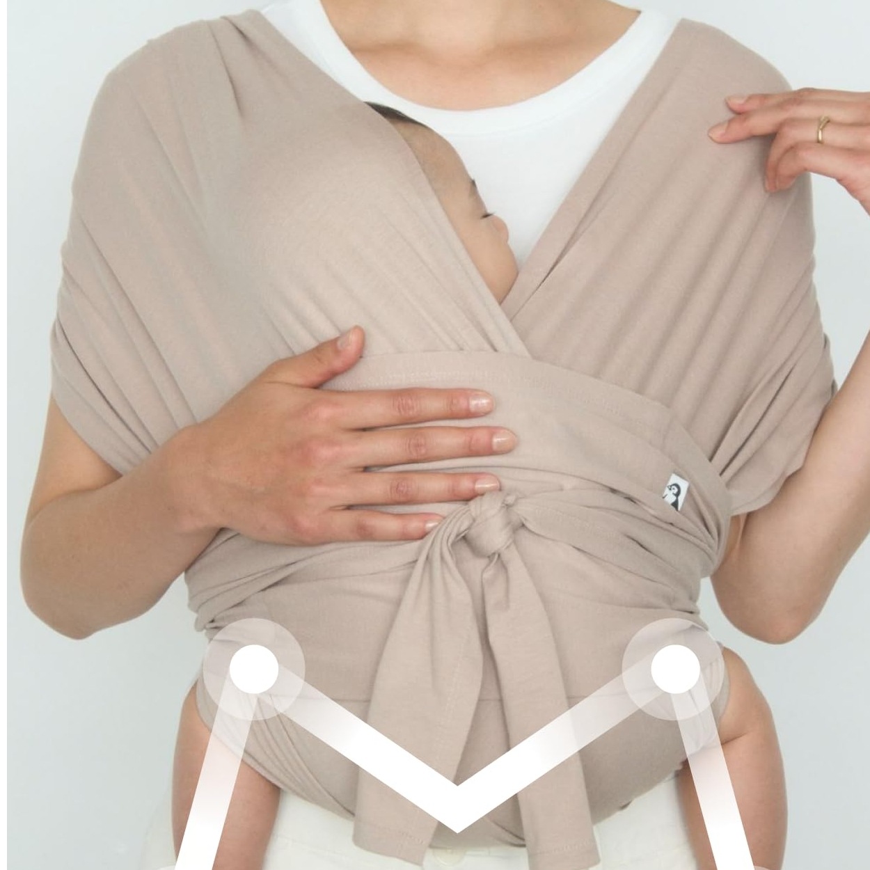 【ヘッドサポート入り】コニー抱っこ紐 FLEX サイズ調節 AirMesh (Konny) 夏用抱っこ紐 エアーメッシュ素材 涼しく快適 ママパパ兼用 ベビー スリング 新生児~20kg 国際安全認証