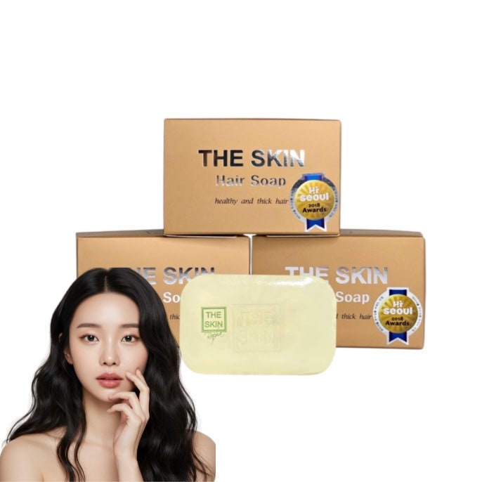 韓国コスメダスキンヘアソープ 100g 3個 健康な髪の毛 頭皮 天然成分 栄養供給 脱毛予防 肌に優しい クレンジング 細い髪