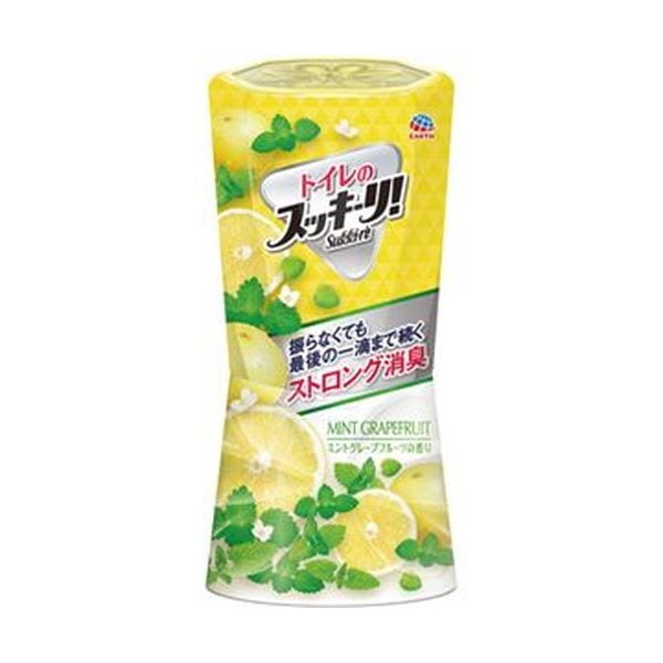 （まとめ）アース製薬 トイレのスッキーリ ミントグレープフルーツ 400ml 1個(×20セット)