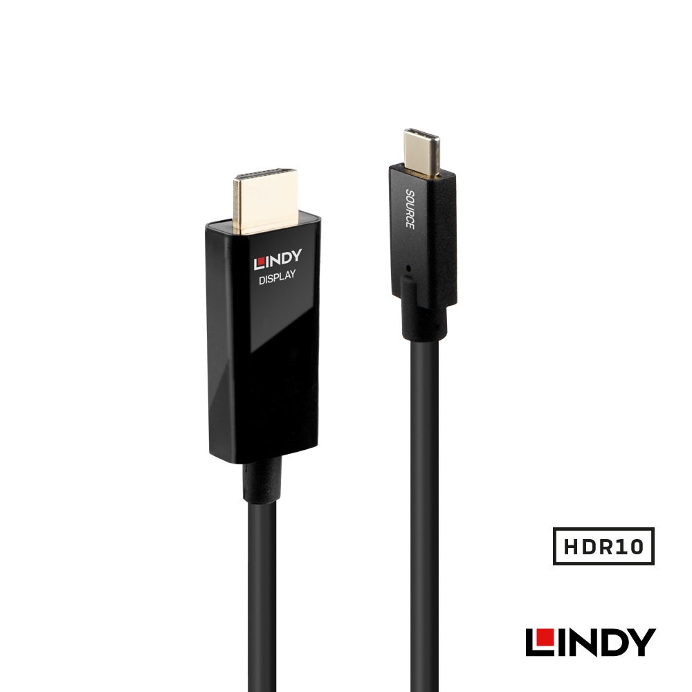 最高の品質【43292】 LINDY 2m USB3.1 Type-C to HDMI 2.0 HDR アクティブ変換ケーブル通販のショップへ!