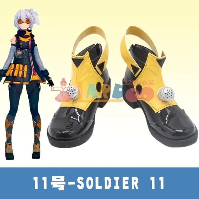 新タイプ追加 激安販売 ゼンレスゾーンゼロ ゼンゼロ ZZZ 11号-Soldier コスプレ靴 コスプレブーツ[LRS2464]