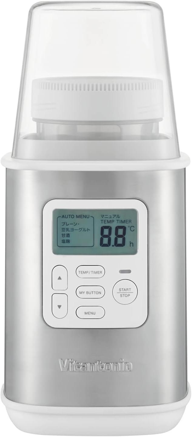ヨーグルトメーカー 牛乳パックのまま作れる 1リットル 甘酒メーカー 塩麹 塩糀 塩こうじ 発酵食品も作れる 発酵食品メーカーVYG-60-W