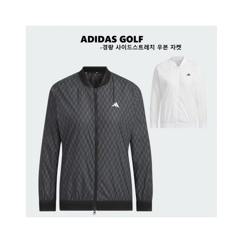 アディダスゴルフ軽量サイドストレッチウーブンウインドブレーカージャケット