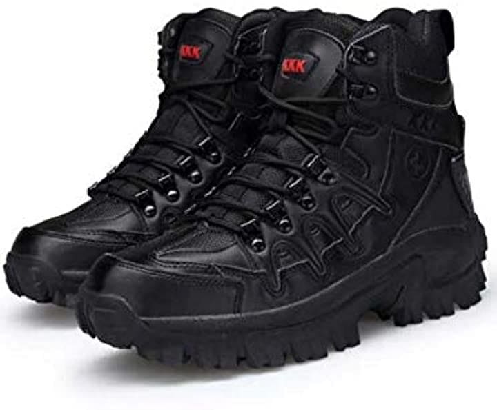 ナイトレイド メンズ ミリタリー ブーツ アウトドア シューズ 登山 靴 KR127 ブラック 26.0cm(ブラック 26.0cm, 26.0 cm 2A)
