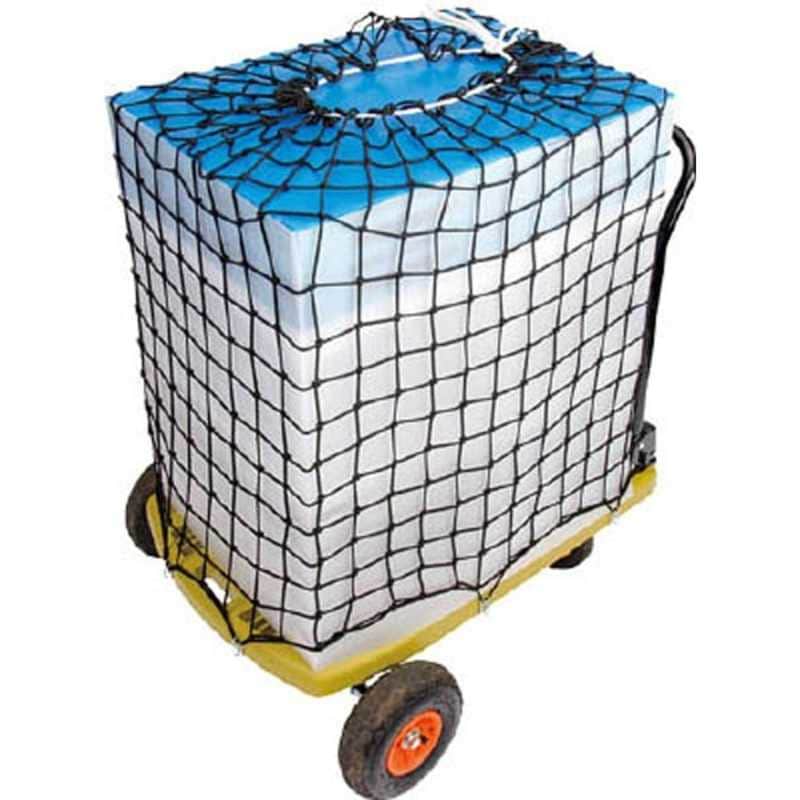 トラスコ中山　台車用荷崩れ防止ネット ホーミータイ 1200×900 ブラック　HMT90