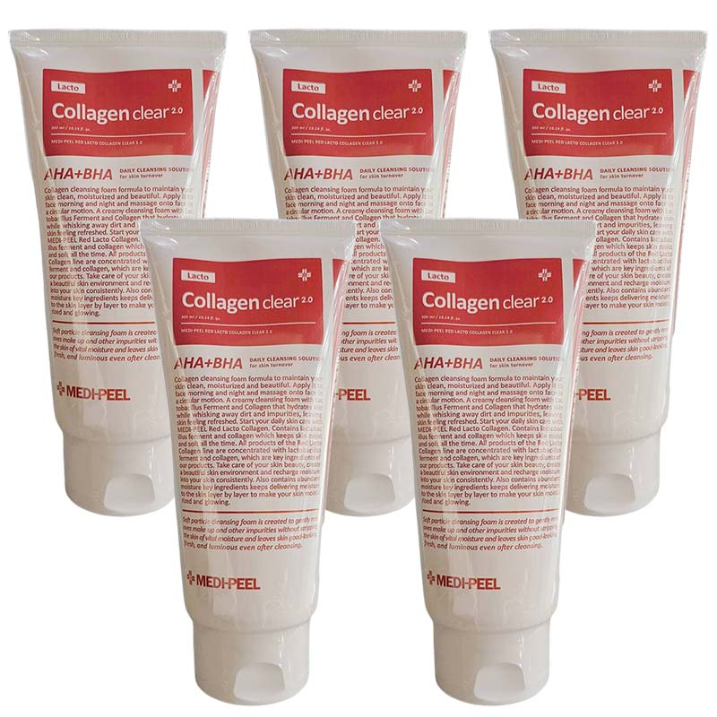 [5個 徳用 大容量]メディピール レッ ドラクトコラーゲンクリア2.0 300ml 韓国コスメ/キメケア/毛穴/毛穴ケア/毛穴縮小/スキンケア