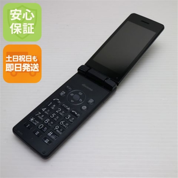 美品 SH-02L AQUOS ケータイ ブラック ガラケー 14