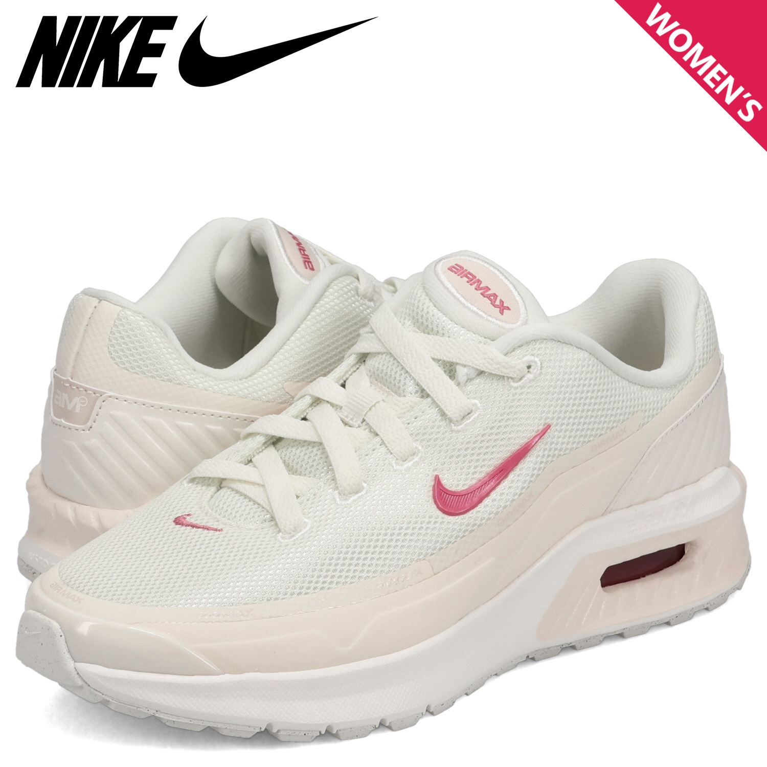 ウィメンズ エアマックス BIA スニーカー レディース ホワイト 白 IO9414-002