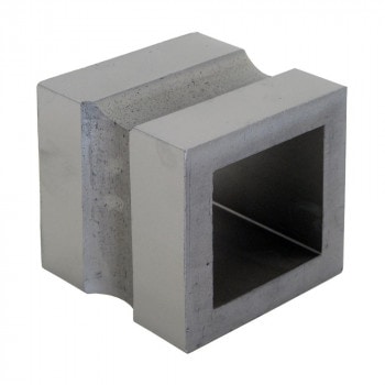 マツモト産業 瓦製品 いぶしブロック150（溝有りタイプ） type1 150x150mm