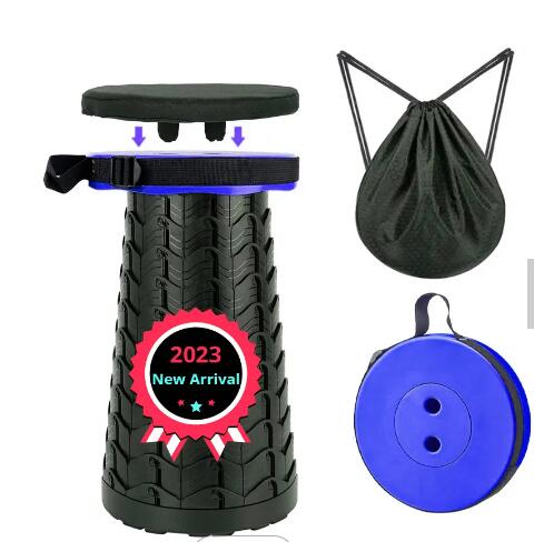 【10点セット】デザイン伸縮式プラスチックハンドチェア　ステップ折りたたみ式ポータブル折りたたみスツール　軽量 アウトドアチェア キャンプ椅子 かわいい アウトドアスツール 伸縮スツール