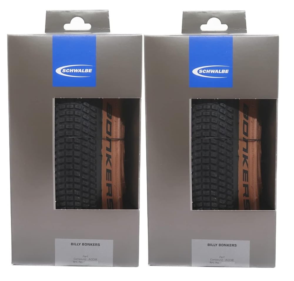 2本セット SCHWALBE(シュワルベ) BILLY BONKERS 18x2.00(50-355) ADDIX フォールディング Folding (ブロンズ・サイドウォール) [並行輸入品]