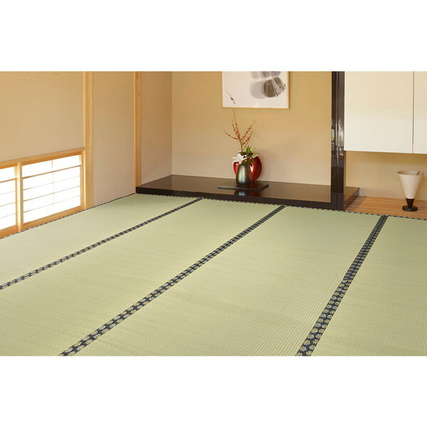 158004920 フリーカット裏付き い草カーペット みすず 江戸間2畳 174174 メーカー直送