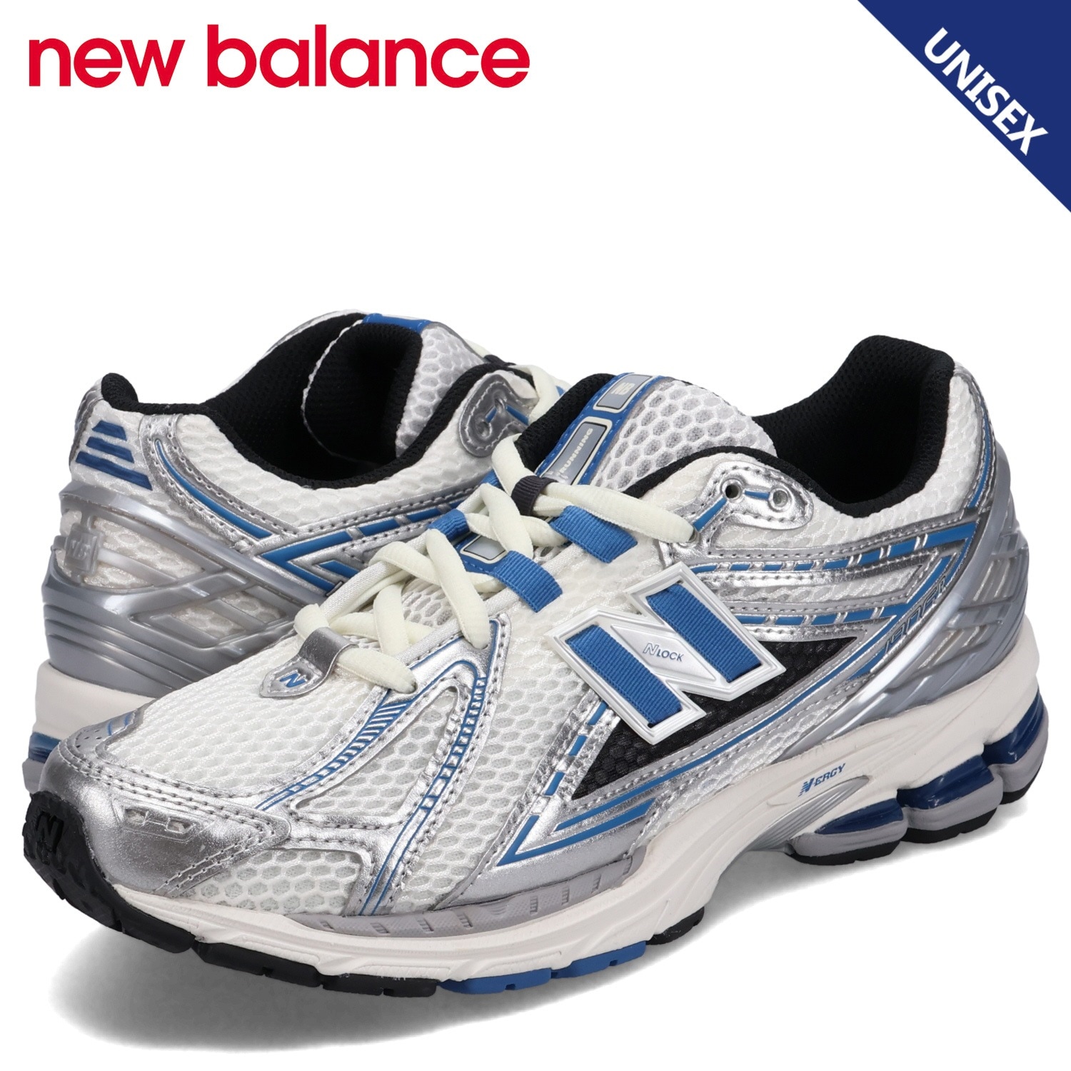 1906 スニーカー メンズ レディース Dワイズ シルバー M1906REB