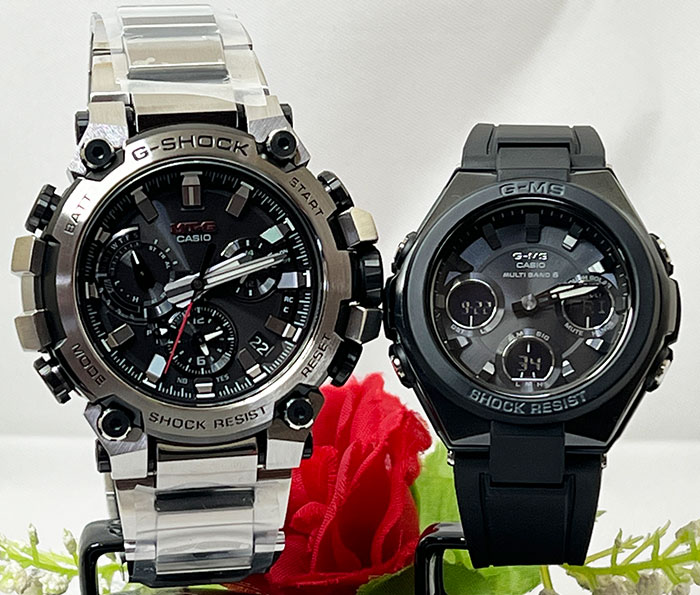 恋人たちのGショック G-SHOCK BABY-G ペアウォッチ gショック 人気 婚約　夫婦 高級　クリスマス プレゼント おすすめペア腕時計 カシオ 2本セット gショック 電波ソーラー MTG
