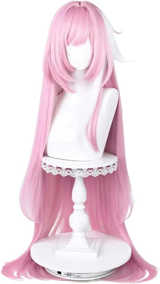 コスプレウィッグ崩壞3rdエリシアピンクロングヘアカツラネット付き長髪耐熱文化祭小物変身仮ステージ服30%までに制限