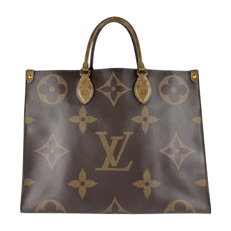 ルイ ヴィトン LOUIS VUITTON ハンドバッグ モノグラム ジャイアント オンザゴーGM/モノグラム ジャイアント ブラウン ユニセックス M44576 z9830