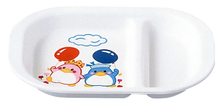 （まとめ買い）エンテック お子様食器 ベンアンドベティー ランチ皿 BB-10 [x5]