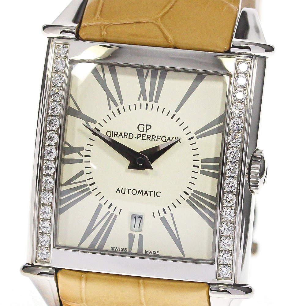 ジラール・ペルゴ GIRARD PERREGAUX 25860 ヴィンテージ1945 150周年記念モデル サイドダイヤ 自動巻き レディース 良品 _766444【中古】