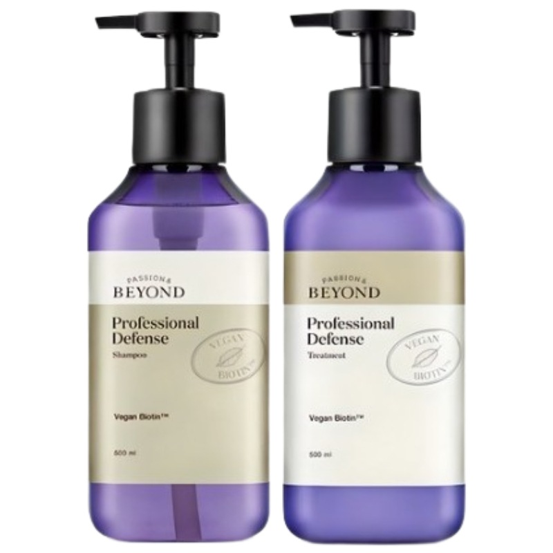 プロフェッショナルディフェンスヘアトリートメント 500ml + プロフェッショナルディフェンスシャンプー 500ml (set)