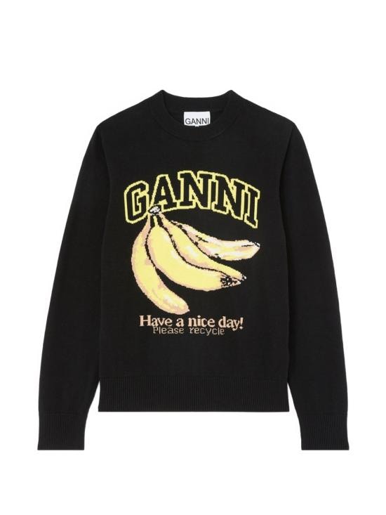 GANNI Women Sweater A1150013 099 Black