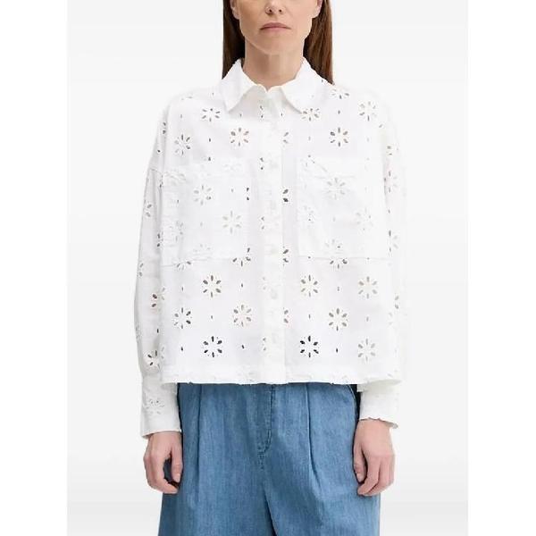 25 FW アイレット刺繍シャツ LSH1676WH11 TP444679829