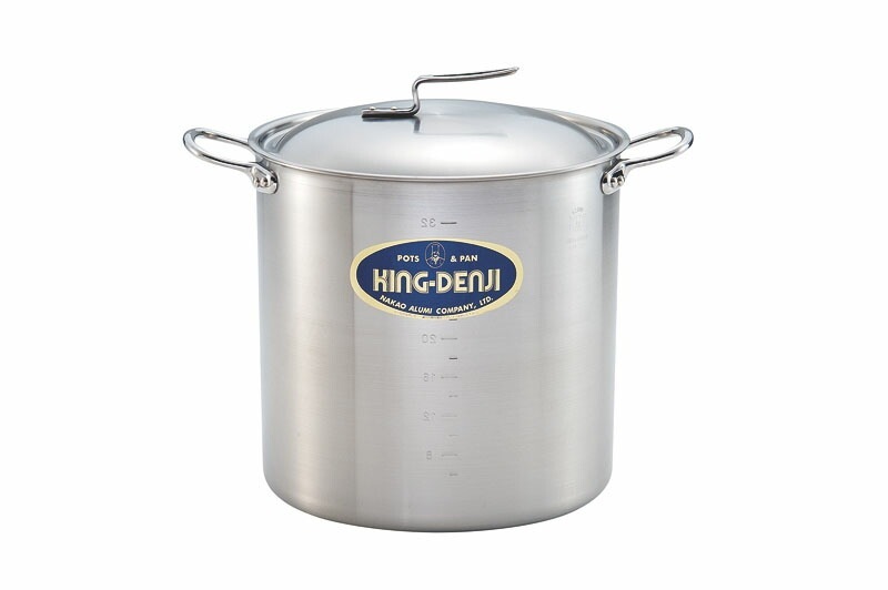 中尾アルミ製作所 ニューキングデンジ 寸胴鍋 21cm（7.0L）