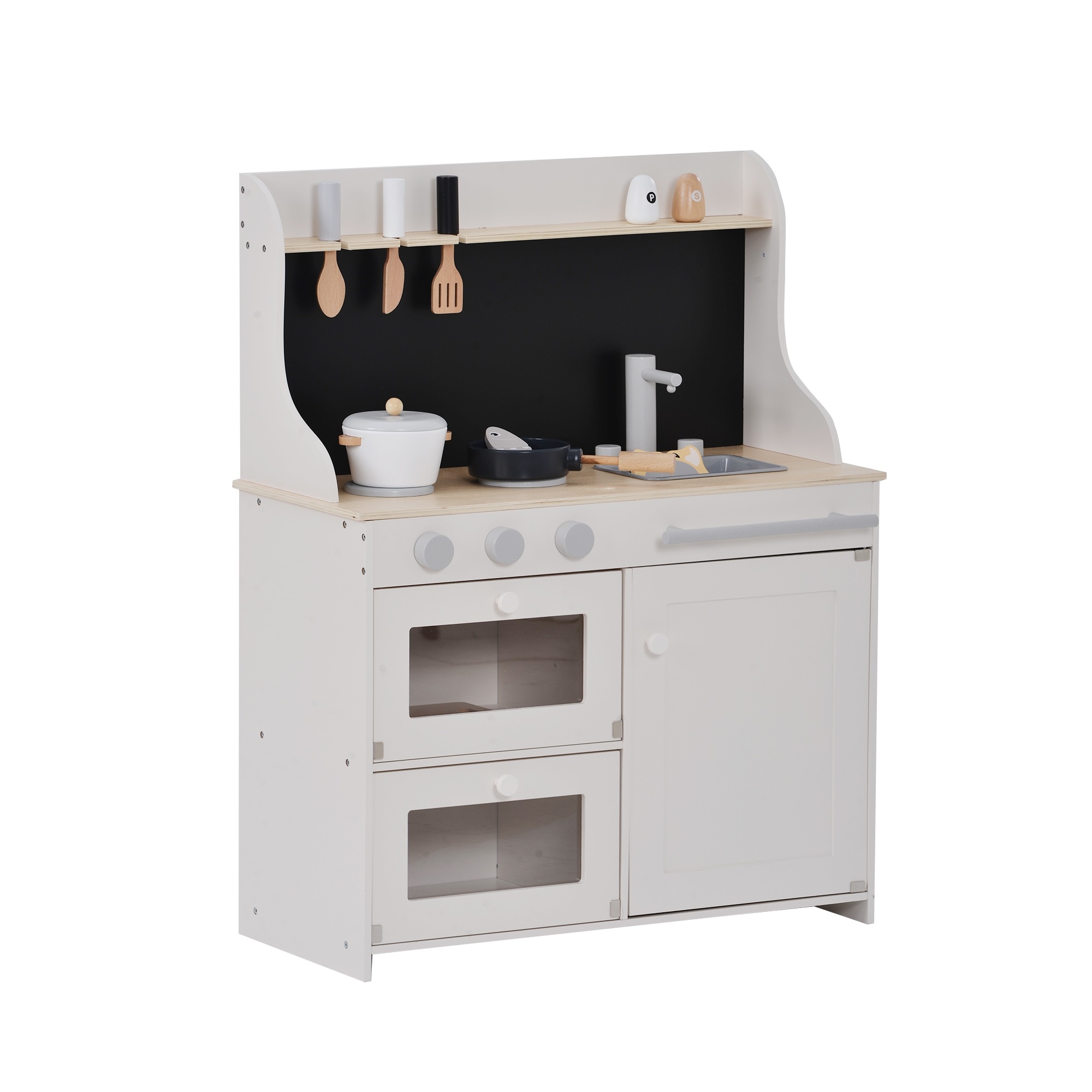 【国内即発送】203おままごと キッチン 木製 黒板付き 調理器具付き ままごとセット 誕生日 台所 知育玩具 子供用 子供 収納 まねっこ コンロミニキッチン おもちゃキッチン キッズ ベビー211 10,623円
